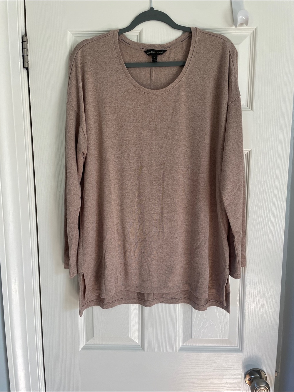 Banana Republic Scoop Neck Tunic Sweater, L